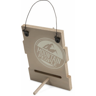Mountain People 5.25" Self-Standing or Hanging Plaque