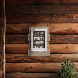 Mountain People 5.25" Self-Standing or Hanging Plaque