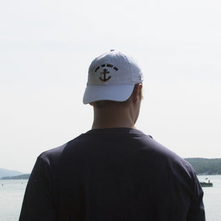 Livin' The Boat Life White Adjustable Hat