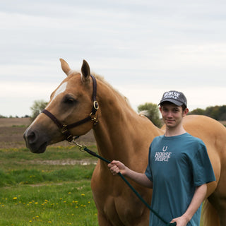 Horse People Dark Gray Adjustable Hat