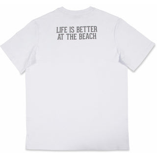 Beach People Medium White Unisex T-Shirt