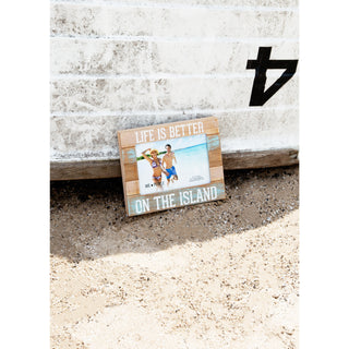 Island People 9" x 7.25" Frame (Holds 5" x 7" photo)