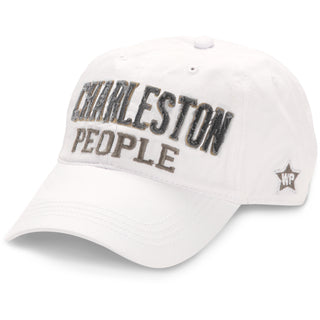 Charleston People White Adjustable Hat