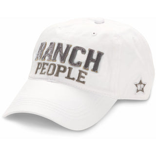 Ranch People White Adjustable Hat