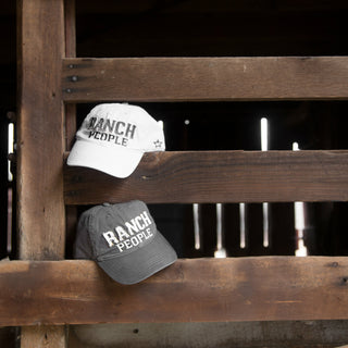 Ranch People White Adjustable Hat