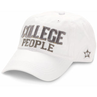 College People White Adjustable Hat