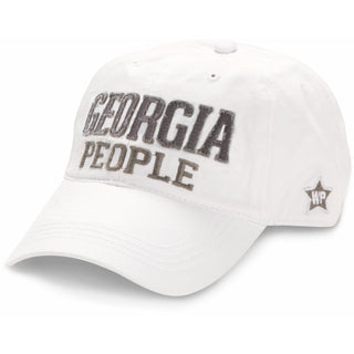 Georgia People White Adjustable Hat