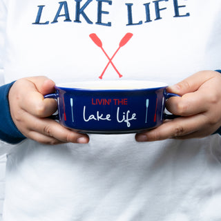 Lake Life 13.5 oz Double-Handled Soup Bowl with Lid