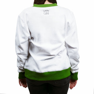 Camp Life L White Unisex Crewneck Sweatshirt