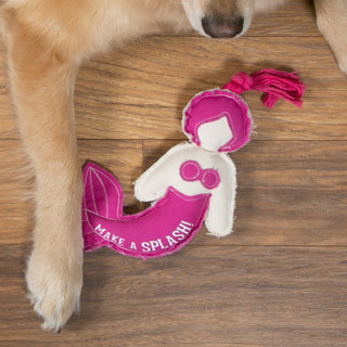 Splash 8.5" Canvas Dog Toy on Rope