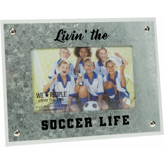 Soccer 8.5" x 6.5" Frame (Holds 4" x 6" Photo)