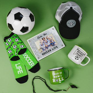 Soccer 8.5" x 6.5" Frame (Holds 4" x 6" Photo)