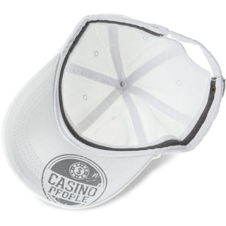 Casino People White Adjustable Hat