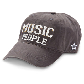 Music People Dark Gray Adjustable Hat