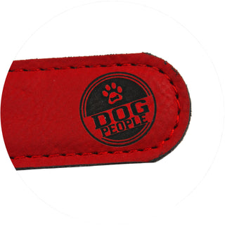 M/L Woof 21" PU Leather Pet Collar
