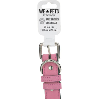 L/XL Princess 30" PU Leather Pet Collar