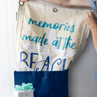 Beach Memories 24" x 30" Wall Banner