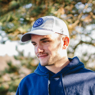 Hockey Life Slate Gray Adjustable Mesh Hat