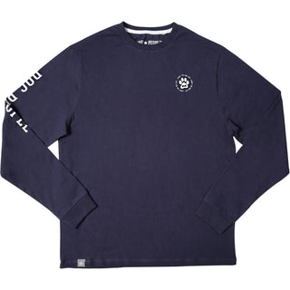 Dog People Small Navy Unisex Long Sleeve T-Shirt