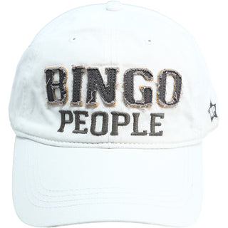 Bingo People White Adjustable Hat