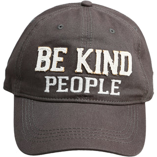 Be Kind People Dark Gray Adjustable Hat