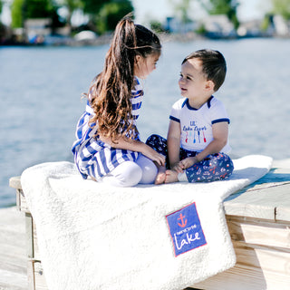 Lake Life 6-12 Months Blue Jogger Pant