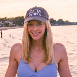 Coastal People Dark Gray Adjustable Hat