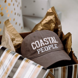 Coastal People Dark Gray Adjustable Hat