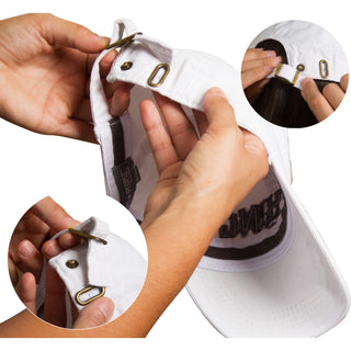 Bitchy People White Adjustable Hat