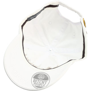 Bitchy People White Adjustable Hat