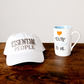 Essential People White Adjustable Hat