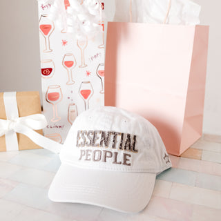Essential People White Adjustable Hat