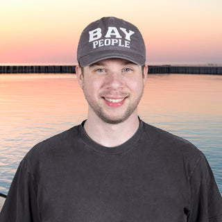 Bay People Dark Gray Adjustable Hat