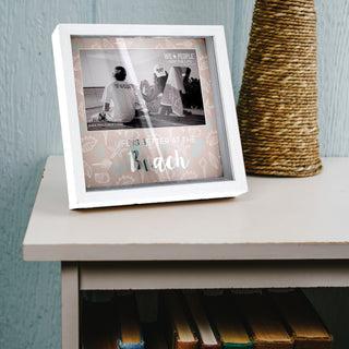 Beach 7.5" Shadow Box Frame (Holds 6" x 4" Photo)