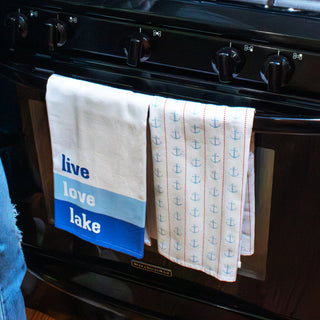 Live Love Lake Tea Towel Gift Set (2 - 20" x 28")