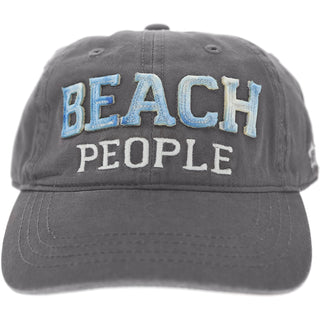 Beach Dark Gray Adjustable Hat