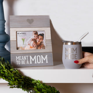 Mom Mode 12 oz Stemless Travel Tumbler with Straw
