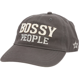 Bossy People Dark Gray Adjustable Hat