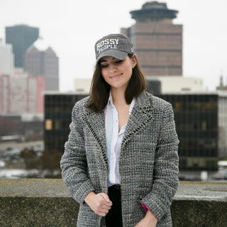 Bossy People Dark Gray Adjustable Hat