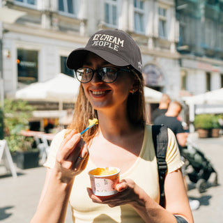Ice Cream People Dark Gray Adjustable Hat