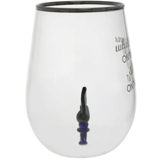 On The Boat Sailboat - 19 oz. Stemless Wine Glass with 3-D Figurine