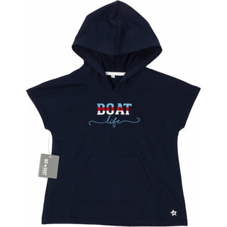 Boat Life Hooded French Terry Cover Up (1T-3T)