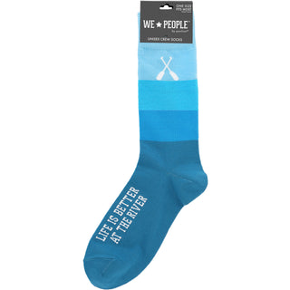 At The River M/L Unisex Crew Sock