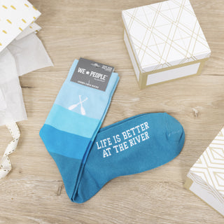 At The River M/L Unisex Crew Sock