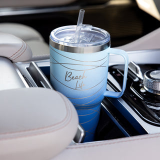 Beach Life 30 oz Travel Tumbler