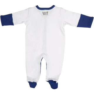 All Nighter 6-12 Months Navy Trimmed Sleeper