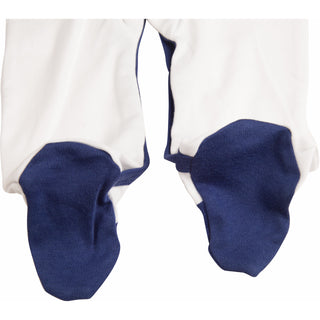 All Nighter 6-12 Months Navy Trimmed Sleeper