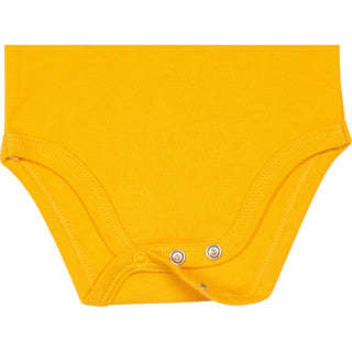 Moon and Back 6-12 Months 3/4 Length Sleeve Mustard Onesie