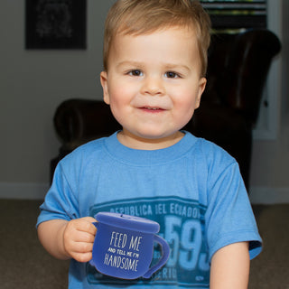I'm Handsome 3.5" Silicone Snack Bowl with Lid