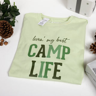 Camp Life Small Light Sage Unisex Long Sleeve T-Shirt
